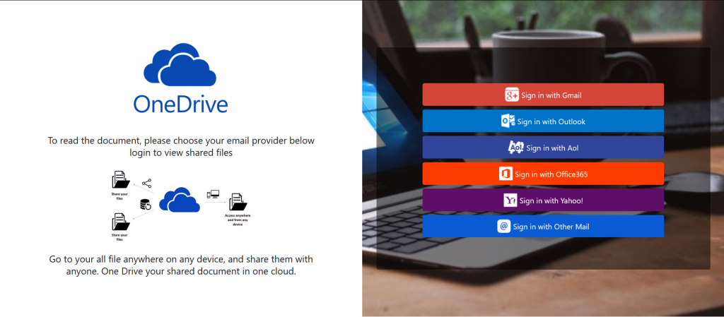 Onedrive new all domain scampage 2020