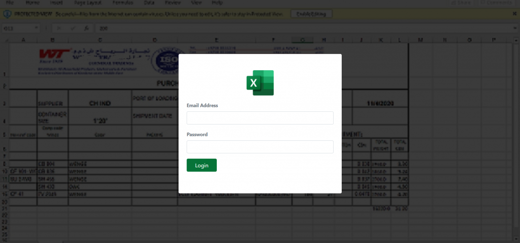 Excel scampage 2020 – payment invoice