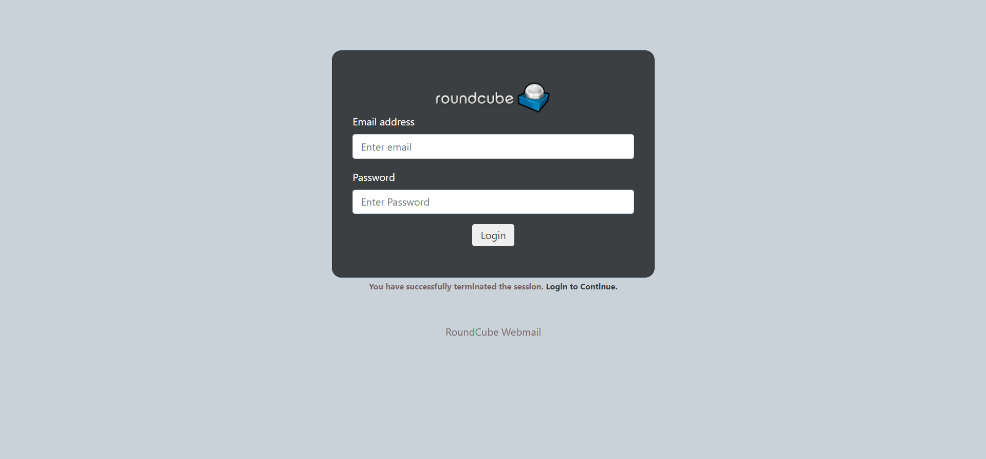 Roundcube webmail scampage 2021