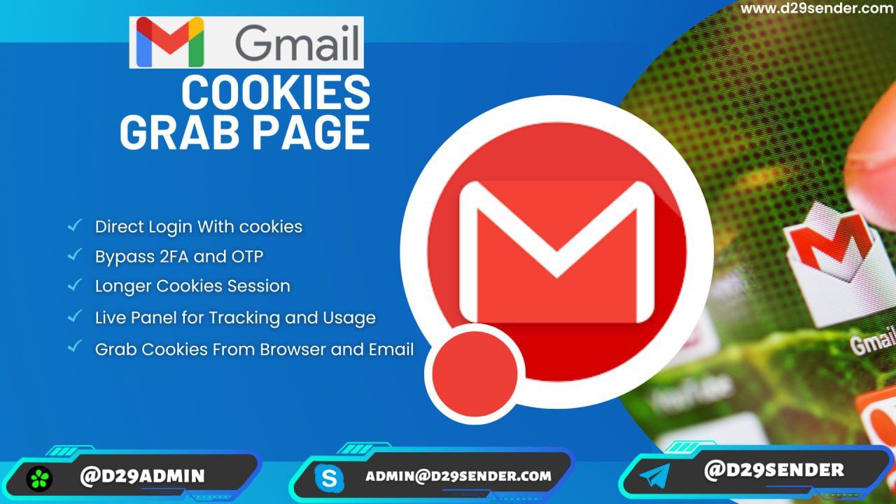 Gmail Cookies Grab Script