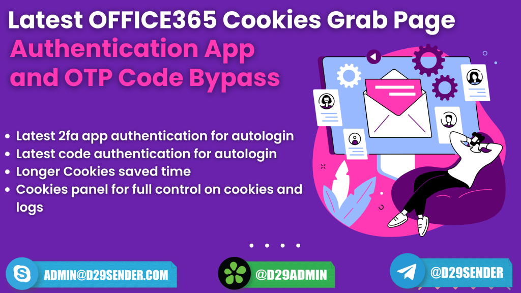 Office365 Cookies Grab Page – bypass 2fa